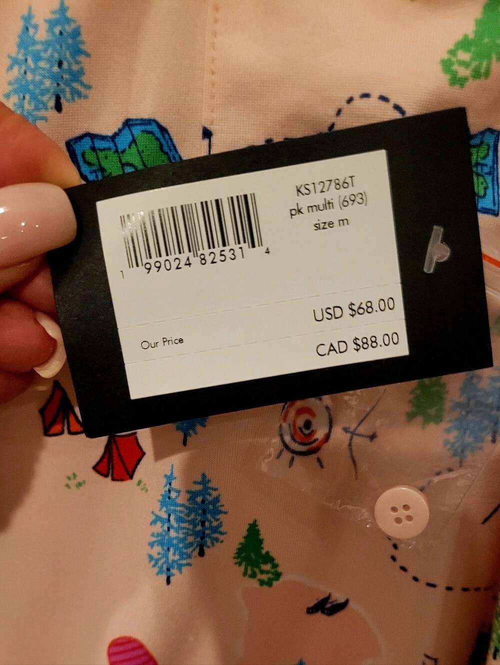 Kate Spade Camp Kate Short Pajama Set - Picture 4 of 7